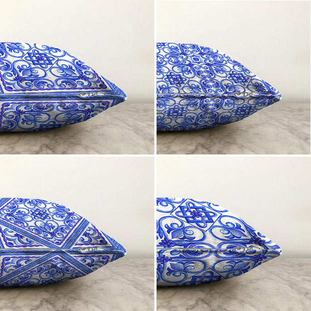 Hillkar Global Set 4 fete perna decorative din poliester si bumbac, Umut RKYK412 Multicolor, 43 x 43 cm