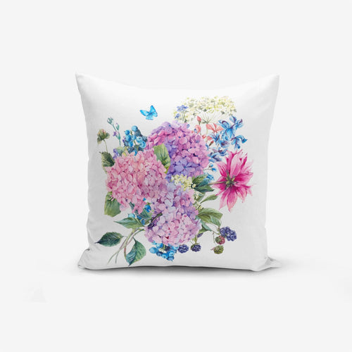 Hillkar Global Set 4 fete perna decorative din poliester si bumbac, Yasemin RKYK138 Multicolor, 43 x 43 cm