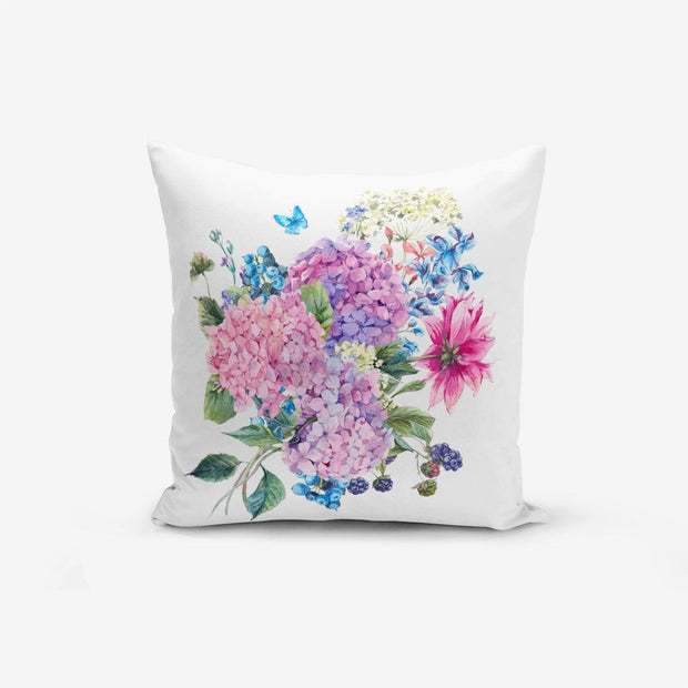 Hillkar Global Set 4 fete perna decorative din poliester si bumbac, Yasemin RKYK138 Multicolor, 43 x 43 cm