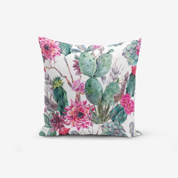 Hillkar Global Set 4 fete perna decorative din poliester si bumbac, Yasemin RKYK139 Multicolor, 43 x 43 cm