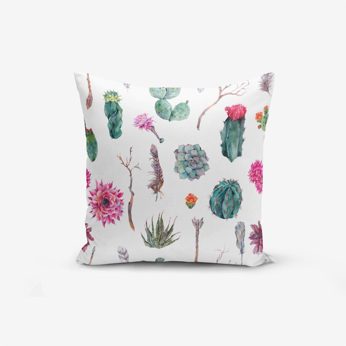 Hillkar Global Set 4 fete perna decorative din poliester si bumbac, Yasemin RKYK139 Multicolor, 43 x 43 cm