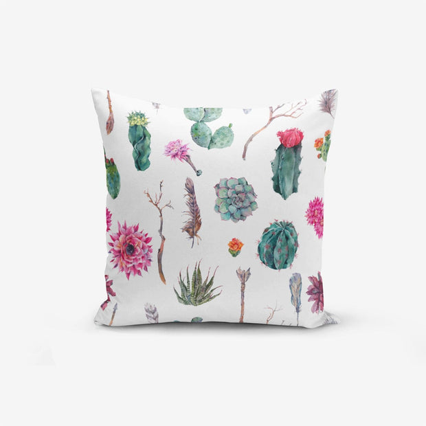 Hillkar Global Set 4 fete perna decorative din poliester si bumbac, Yasemin RKYK139 Multicolor, 43 x 43 cm