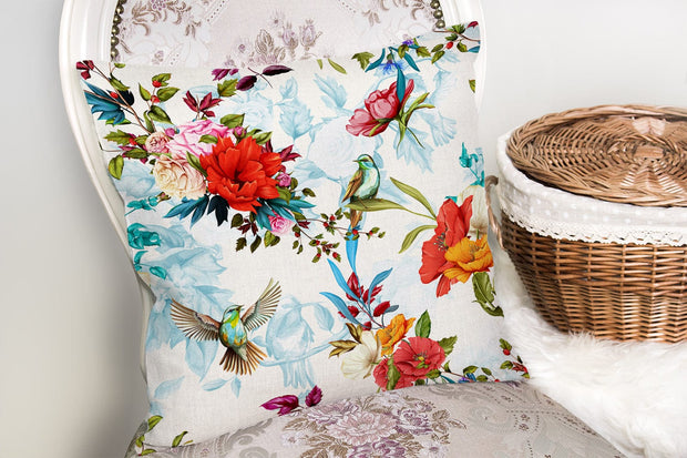 Hillkar Global Set 4 fete perna decorative din poliester si bumbac, Yasemin RKYK141 Multicolor, 43 x 43 cm