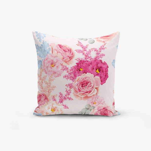 Hillkar Global Set 4 fete perna decorative din poliester si bumbac, Yasemin RKYK143 Multicolor, 43 x 43 cm