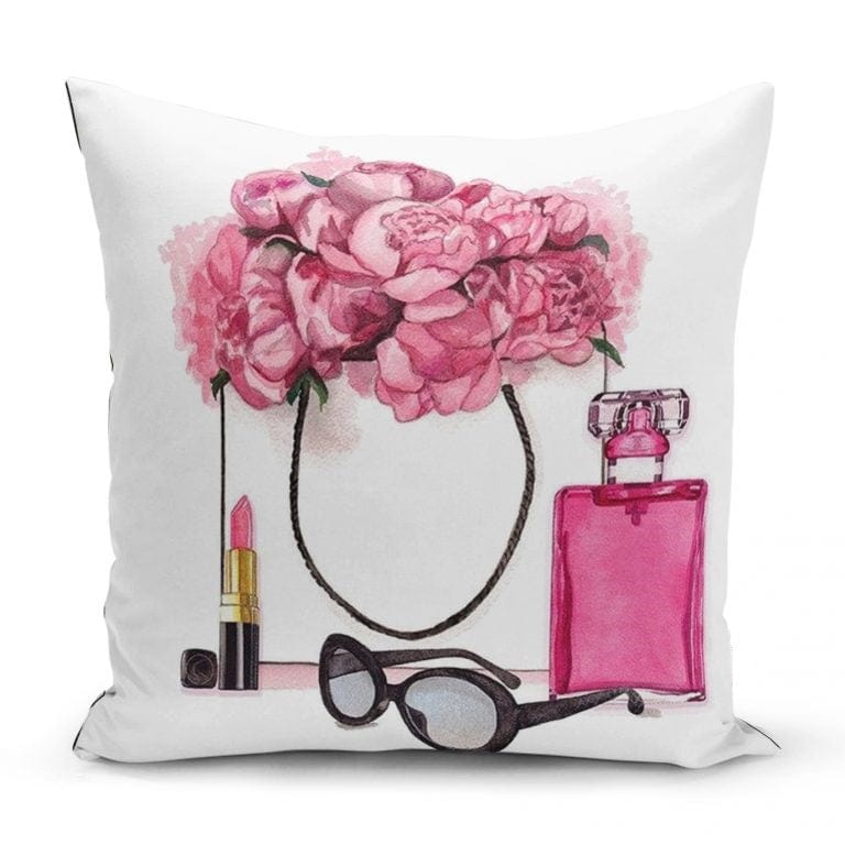 Hillkar Global Set 4 fete perna decorative din poliester si bumbac, Zeynep RKYK482 Multicolor, 43 x 43 cm