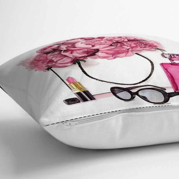 Hillkar Global Set 4 fete perna decorative din poliester si bumbac, Zeynep RKYK482 Multicolor, 43 x 43 cm