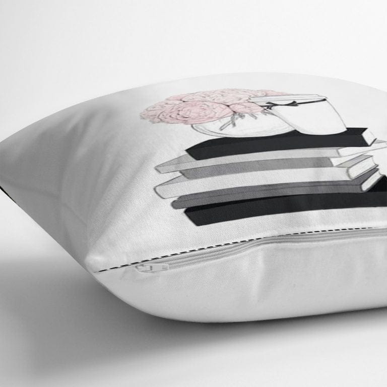 Hillkar Global Set 4 fete perna decorative din poliester si bumbac, Zeynep RKYK482 Multicolor, 43 x 43 cm