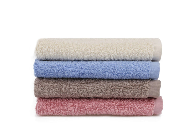 Asir Set 4 prosoape baie din bumbac, Beverly Hills Polo Club Alinda Rock V15 / Mix 4 culori, 30 x 30 cm