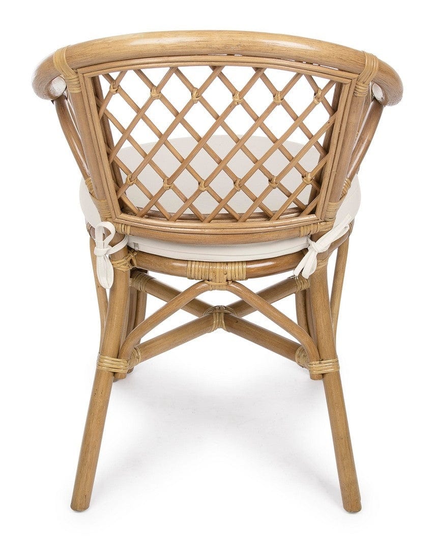 Set 4 scaune de gradina / terasa din ratan New Athina Natural, l54,5xA60xH80 cm (5)