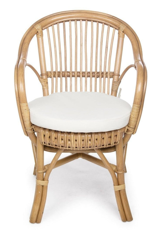 Set 4 scaune de gradina / terasa din ratan New Barina Natural, l57xA61xH80 cm (4)