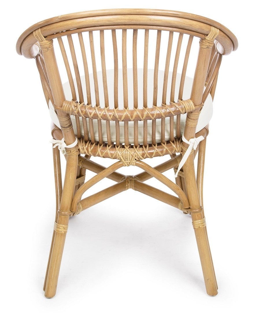 Set 4 scaune de gradina / terasa din ratan New Barina Natural, l57xA61xH80 cm (5)