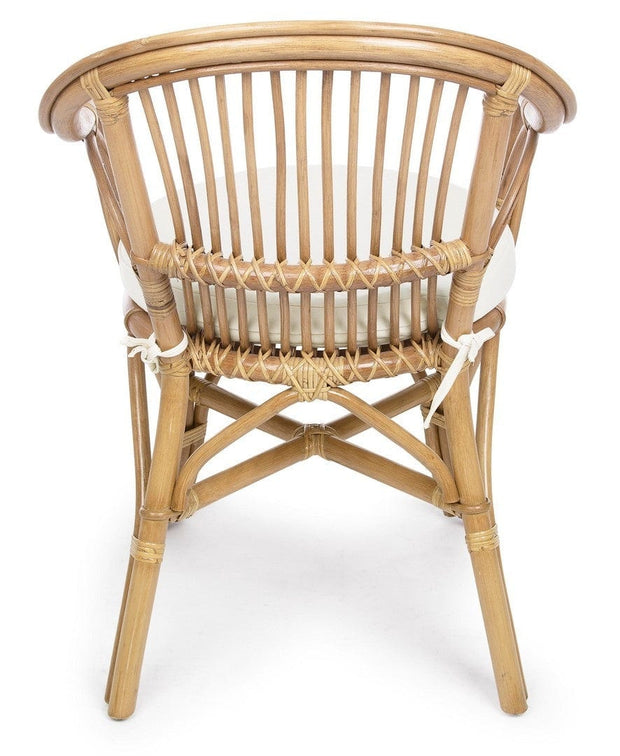 Set 4 scaune de gradina / terasa din ratan New Barina Natural, l57xA61xH80 cm (5)