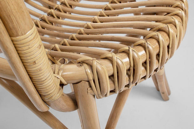 Set 4 scaune de gradina / terasa din ratan New Barina Natural, l57xA61xH80 cm (8)