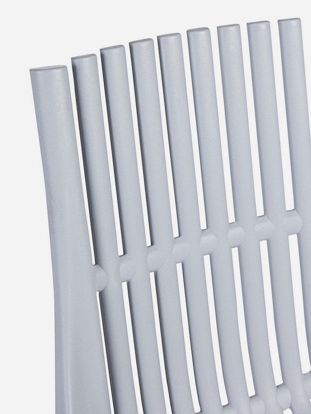 Set 4 scaune din plastic Cassandra Gri Deschis, l55xA46xH81 cm (3)