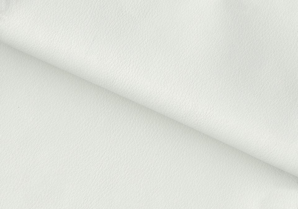 Set 4 scaune din plastic, sezut tapitat cu piele ecologica si picioare metalice Eris Alb / Crom, l48,5xA54xH85,5 cm (6)