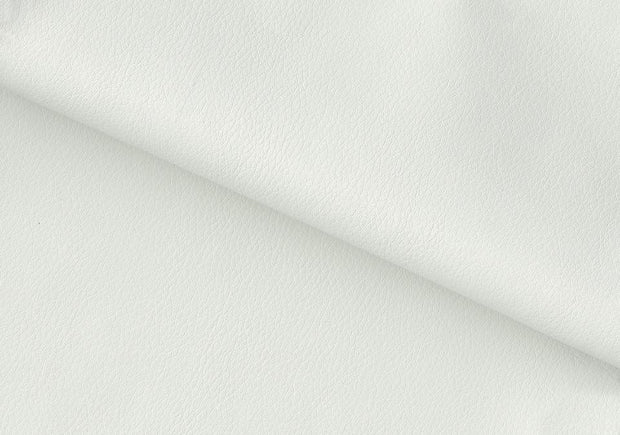 Set 4 scaune din plastic, sezut tapitat cu piele ecologica si picioare metalice Eris Alb / Crom, l48,5xA54xH85,5 cm (6)