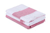 Asir Set 6 prosoape de bucatarie din bumbac Pecete Roz / Alb, 45 x 60 cm