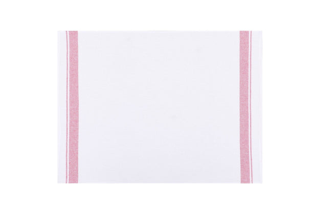 Asir Set 6 prosoape de bucatarie din bumbac Pecete Roz / Alb, 45 x 60 cm