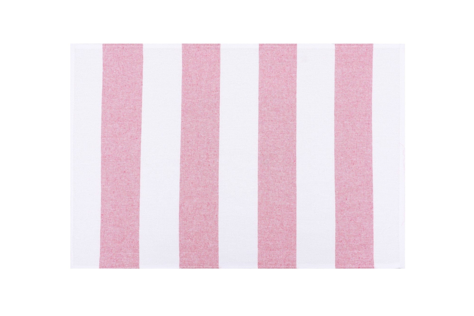 Set 6 prosoape de bucatarie din bumbac Pecete Roz / Alb, 45 x 60 cm (6)