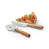 Zeller Set cutit si taietor pizza in cutie cadou, Steaks Natural, 2 piese