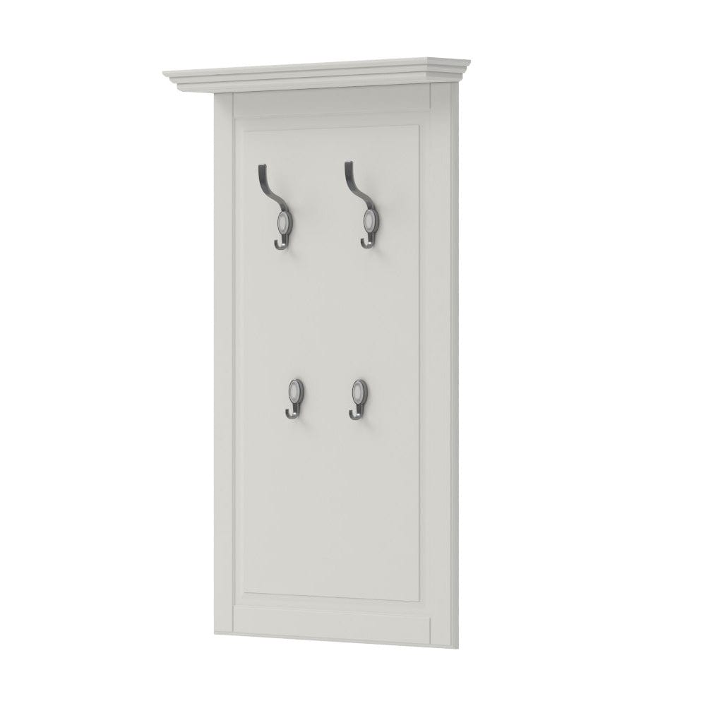 Set de mobila hol din pal si MDF, 5 piese, Evergreen Ivoir Mat / Pin Polar (5)