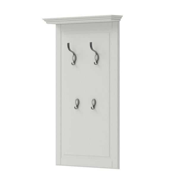 Set de mobila hol din pal si MDF, 5 piese, Evergreen Ivoir Mat / Pin Polar (5)