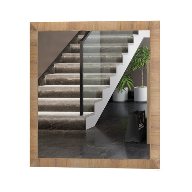 Set de mobila hol din pal si MDF, 5 piese, Gala V2 Medium Bej / Nuc Pacific (10)