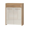 Set de mobila hol din pal si MDF, 5 piese, Gala V52 Large Bej / Nuc Pacific (5)