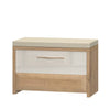 Set de mobila hol din pal si MDF, 5 piese, Gala V52 Large Bej / Nuc Pacific (9)