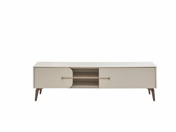 Dogtas Set de mobila living din pal, 2 piese, Nicole Small Crem