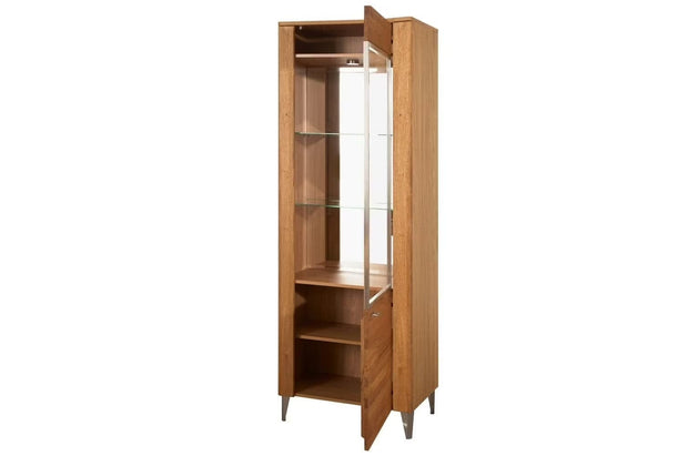 Set de mobila living din pal, furnir si lemn, 6 piese Latina Stejar Honey (9)