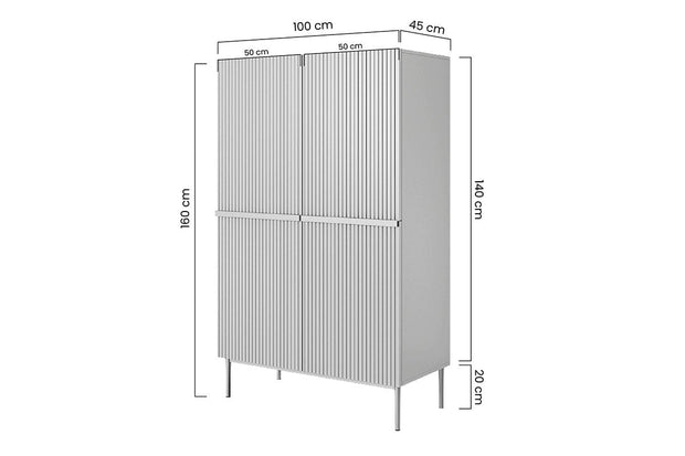 Set de mobila living din pal, MDF si metal, 4 piese, Nicole Slim Roz Antic / Auriu (3)
