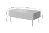 Set de mobila living din pal, MDF si metal, 4 piese, Nicole Slim Roz Antic / Auriu (12)