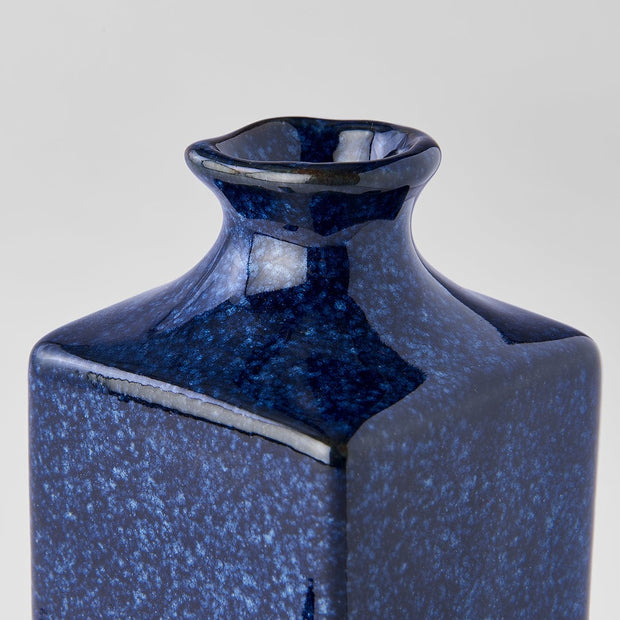 Set japonez pentru servire sake, din ceramica,  Dragonfly Albastru, 5 piese (3)