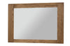 Set Mobila Dormitor din furnir si pal, cu pat 200 x 140 cm, 6 piese Velvet Stejar Rustic / Bej (12)
