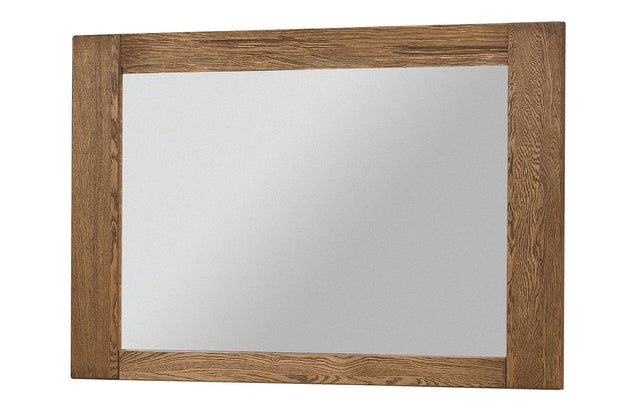 Set Mobila Dormitor din furnir si pal, cu pat 200 x 140 cm, 6 piese Velvet Stejar Rustic / Bej (12)