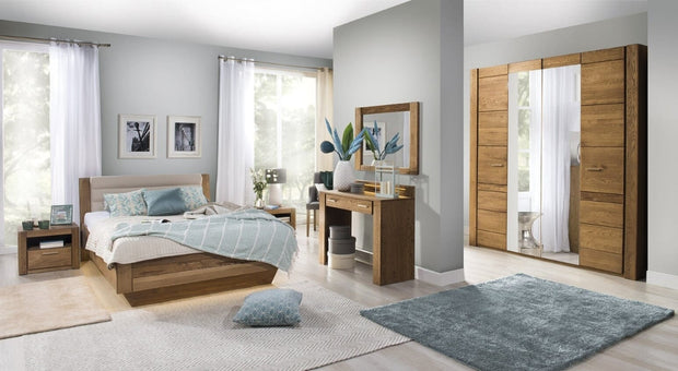 SZYNKPL-SET-DORM-6-PIESE-VELVET-RUSTICAL-OAK-BEIGE