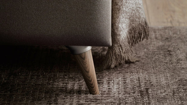 Dogtas Set Mobila Dormitor din pal, cu pat 200 x 180 cm, 5 piese Clara Nuc / Grej