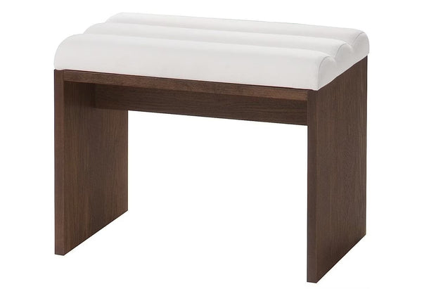 Set Mobila Dormitor din pal, furnir si lemn, cu pat 200 x 160 cm, 5 piese Porti Stejar Antic / Bej Deschis (7)