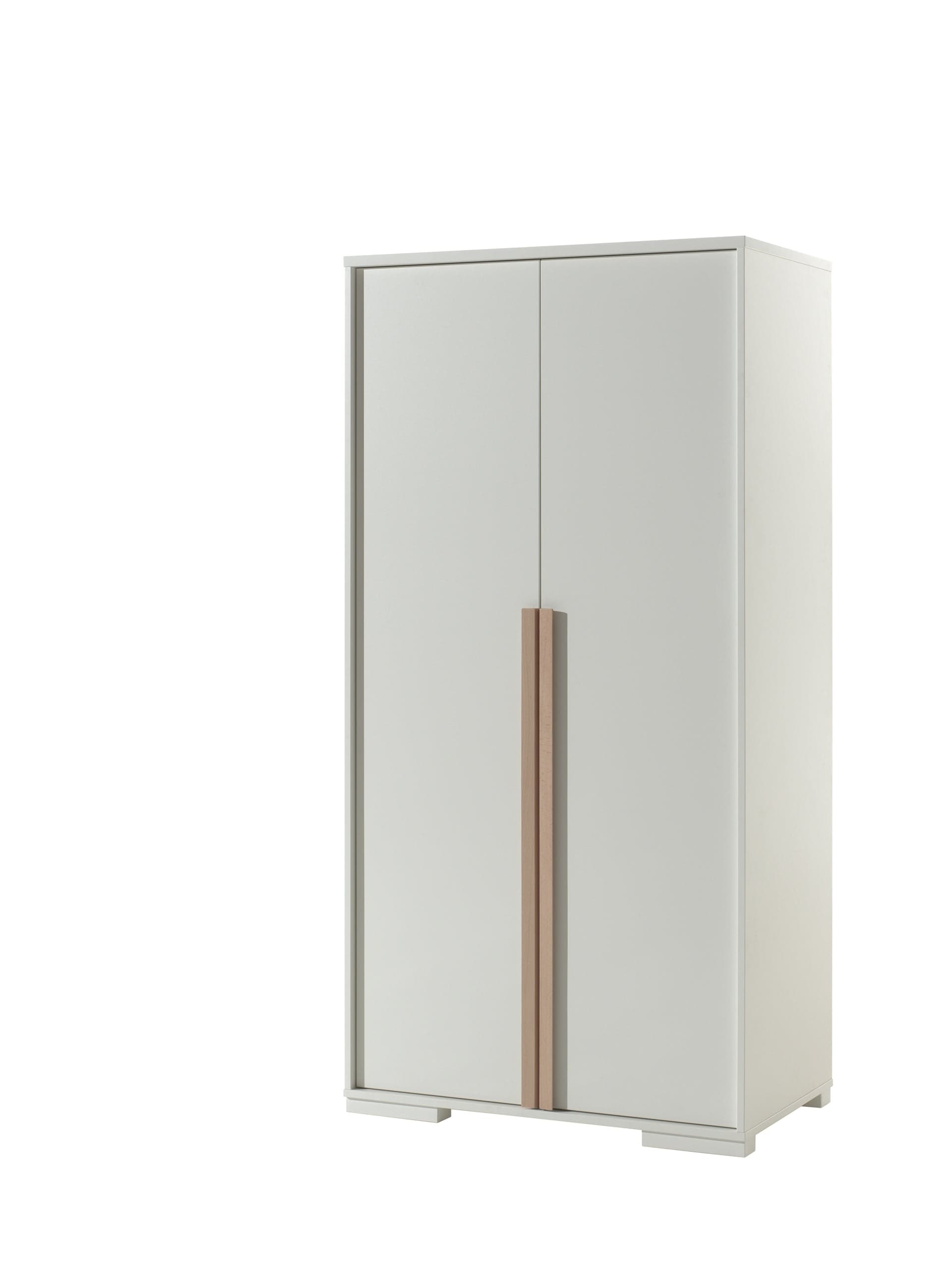 Set Mobila dormitor din pal, pentru copii 3 piese London Alb / Natural, 200 x 90 cm (6)