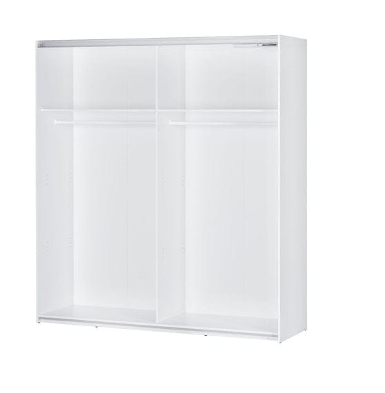 Set Mobila Dormitor pal, cu pat 200 x 160 cm, cu  6 piese Venetia Alb / Stejar Sonoma (6)