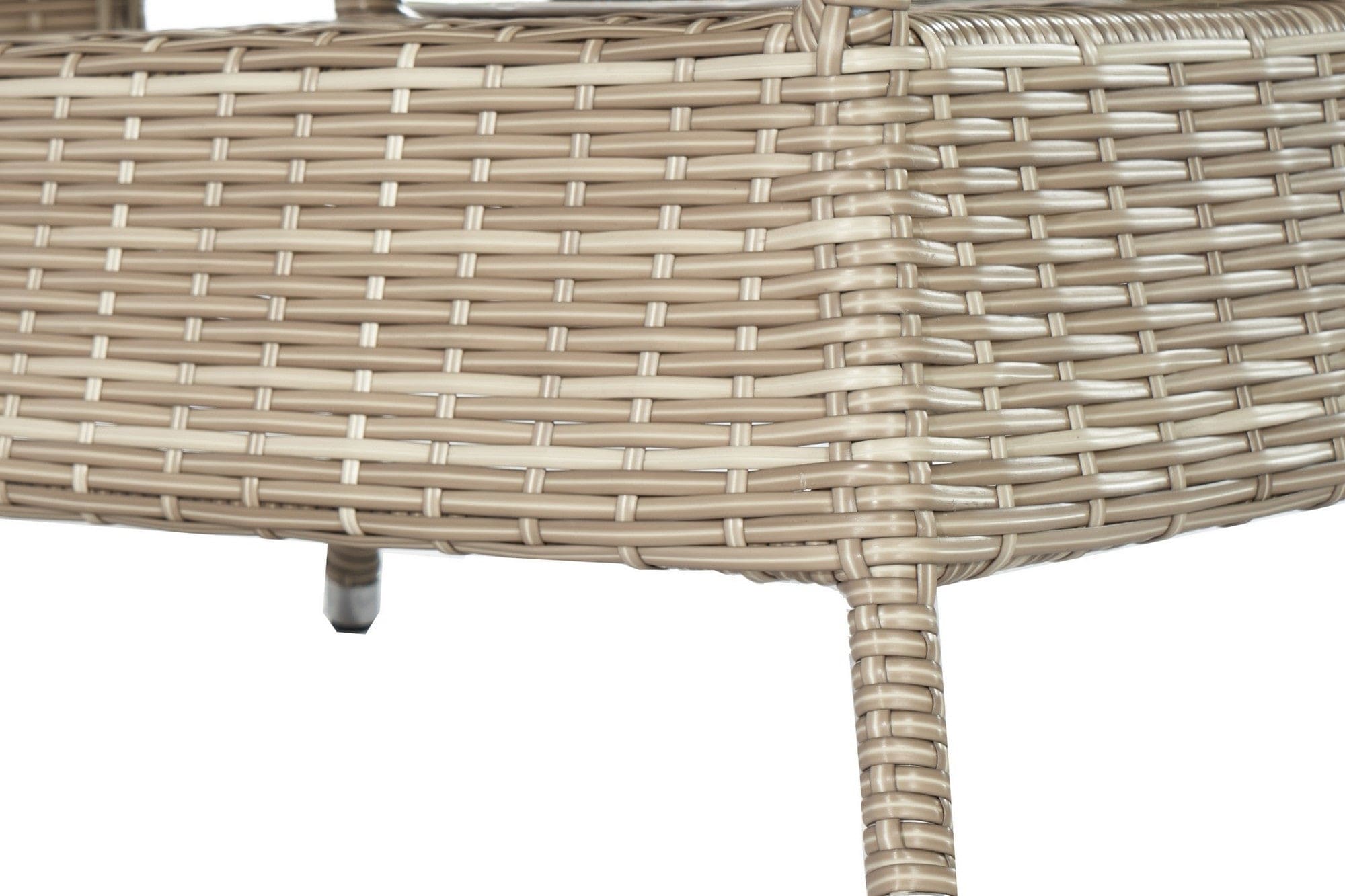 Set mobilier gradina / terasa Cenova 8 Crem, masa + 8 fotolii, L160xl90xH80 cm (3)