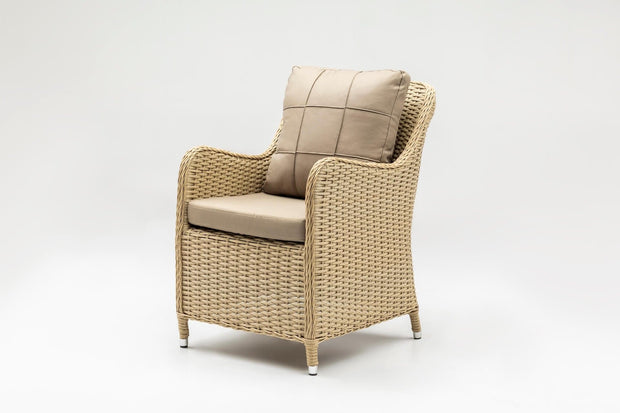 Asir Set mobilier gradina / terasa Cosmo 8 Cappuccino, masa + 8 fotolii, L200xl100xH80 cm