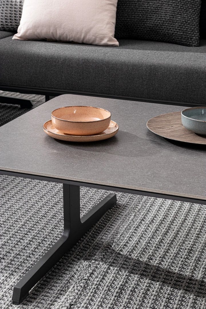 Set mobilier modular pentru gradina / terasa Althea Antracit, coltar 5 locuri + masa de cafea (4)