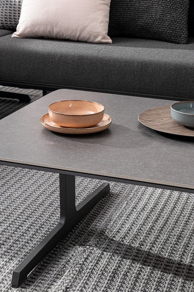 Set mobilier modular pentru gradina / terasa Althea Antracit, coltar 5 locuri + masa de cafea (4)