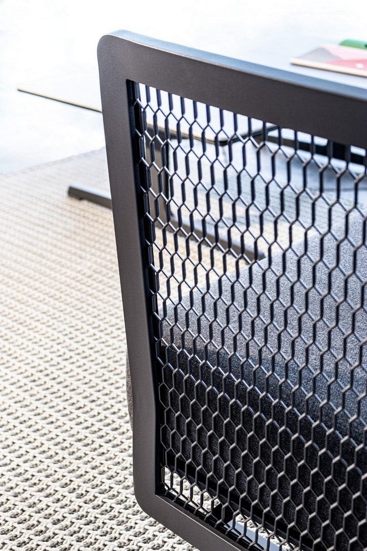 Set mobilier modular pentru gradina / terasa Althea Antracit, coltar 5 locuri + masa de cafea (5)