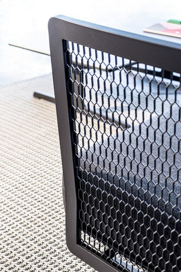 Set mobilier modular pentru gradina / terasa Althea Antracit, coltar 5 locuri + masa de cafea (5)