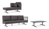 Set mobilier modular pentru gradina / terasa Althea Antracit, coltar 5 locuri + masa de cafea (8)