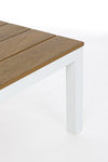 Set mobilier modular pentru gradina / terasa Elias Bej / Natural / Alb, coltar 5 locuri + masa de cafea (11)