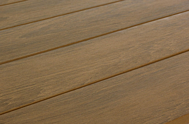 Set mobilier modular pentru gradina / terasa Elias Bej / Natural / Alb, coltar 5 locuri + masa de cafea (12)